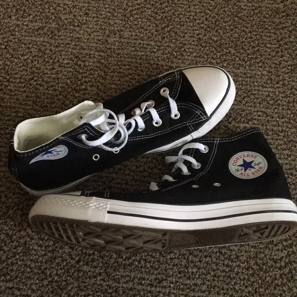Black Hi-top Converss